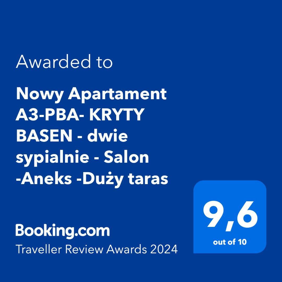 Nowy Apartament A3-Pba- Kryty Basen - Dwie Sypialnie - Salon -Aneks -Duzy Taras Pobierowo Exterior photo